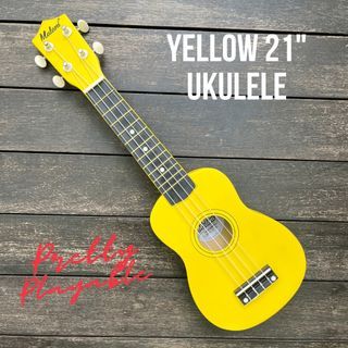 INSTOCK! Bright Yellow 21” Inch Concert Ukulele Brand New Uke Ukelele