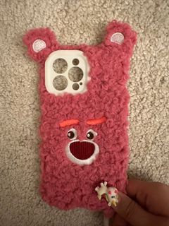 Iphone13promax手機殼📱毛絨絨熊熊
