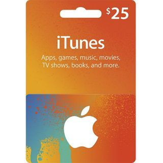 itunes us gift card 25$