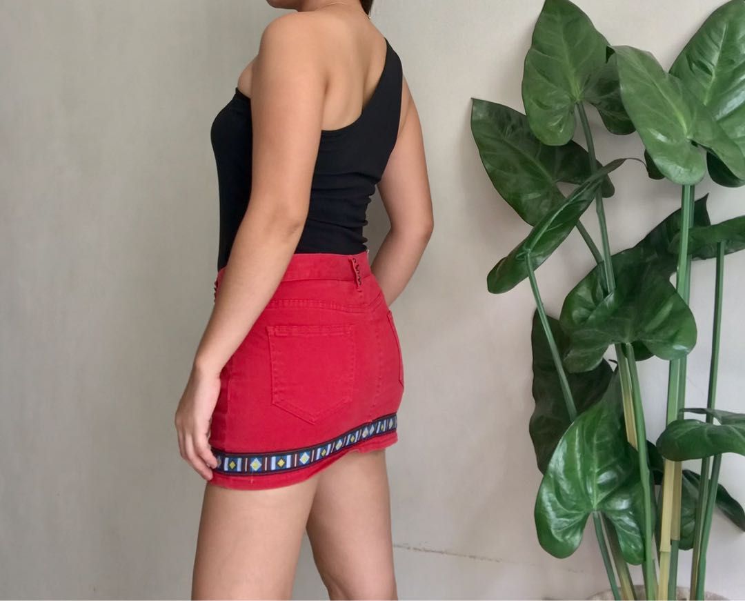 Jean mini skirt xd hot sale
