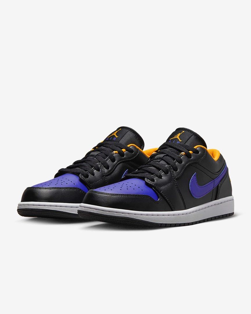 Purple yellow jordan 1 best sale