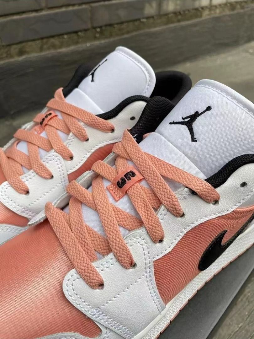 Nike air jordan pink cheap and white