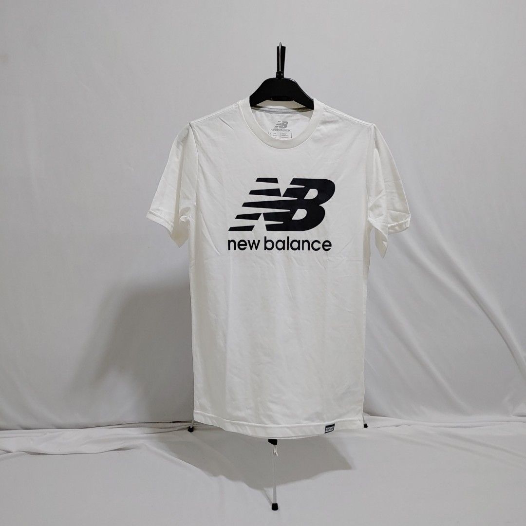 JUAL KAOS T SHIRT NEW BALANCE PUTIH KEREN MAKSIMAL ORIGINAL PRIA