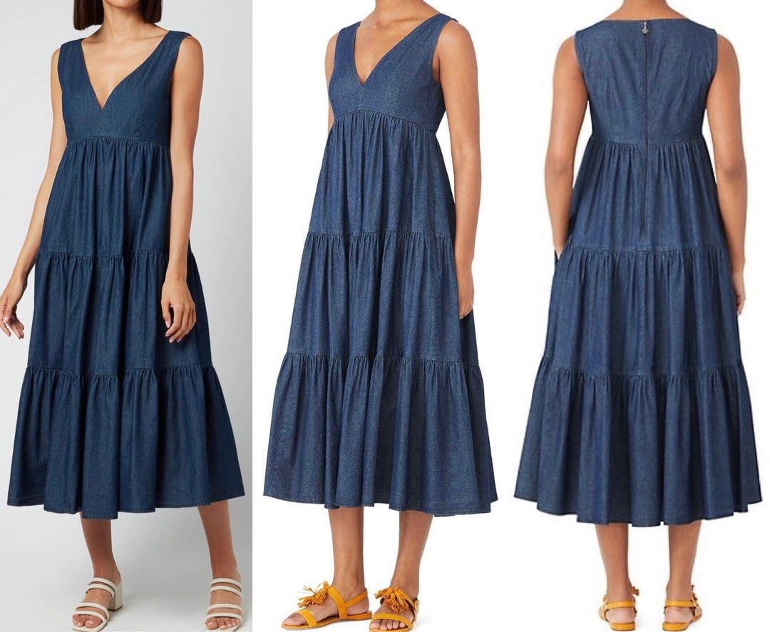 Kate spade denim best sale dress