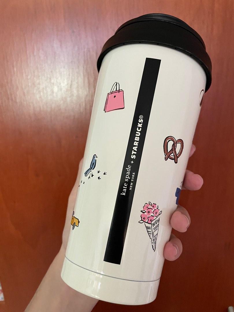 Kate Spade x Starbucks tumbler limited edition, Furniture & Home Living