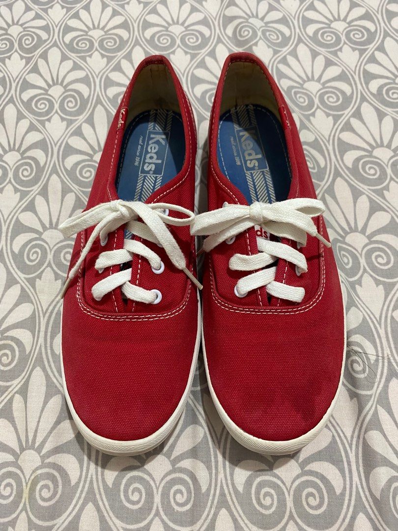 Keds red shoes on sale