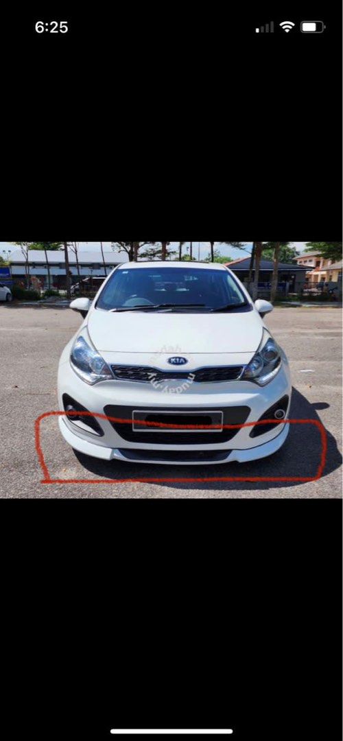 Kia Rio Front Lips, Auto Accessories on Carousell