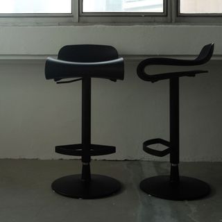 Kristalia BCN bar stools by Harry Paul