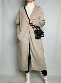 (RESERVED) Lightweight wool coat, Spring coat, Travel coat • Please read first the description below