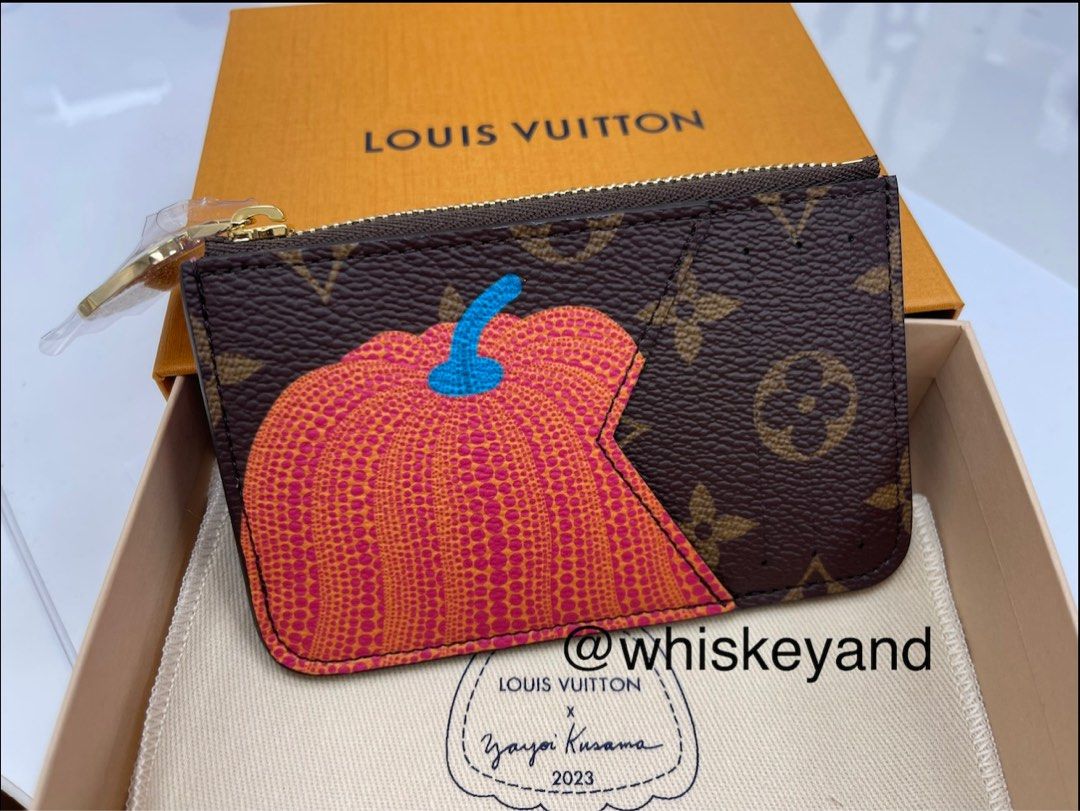 Auth Louis Vuitton x Yayoi Kusama Romy Card Holder Coin Case