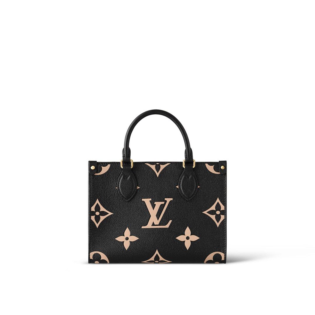 LV On The Go Black & White, Luxury, Bags & Wallets on Carousell