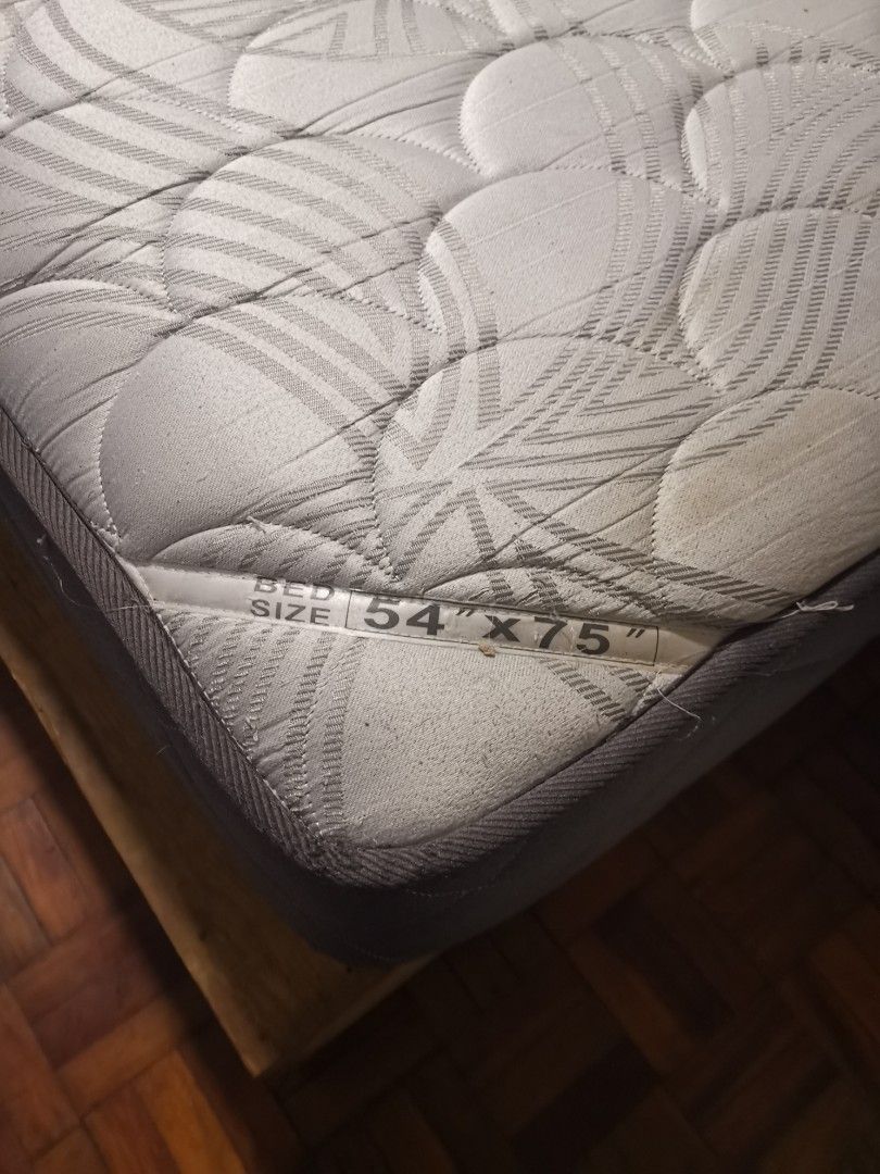MANDAUE FOAM DOUBLE SIZED Bed (SPRING), Furniture & Home Living