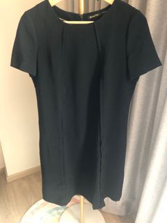 Massimo Dutti Black Short sleeve Dress