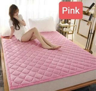 Matras Protector Hotel, matras pelindung kasur motif emboss anti noda, kualitas terbaik, size 90x200, tersedia warna pink, putih, maroon, hijau botol, biru denim,  hitam, salem, lavender, navy, silver,  NEW.