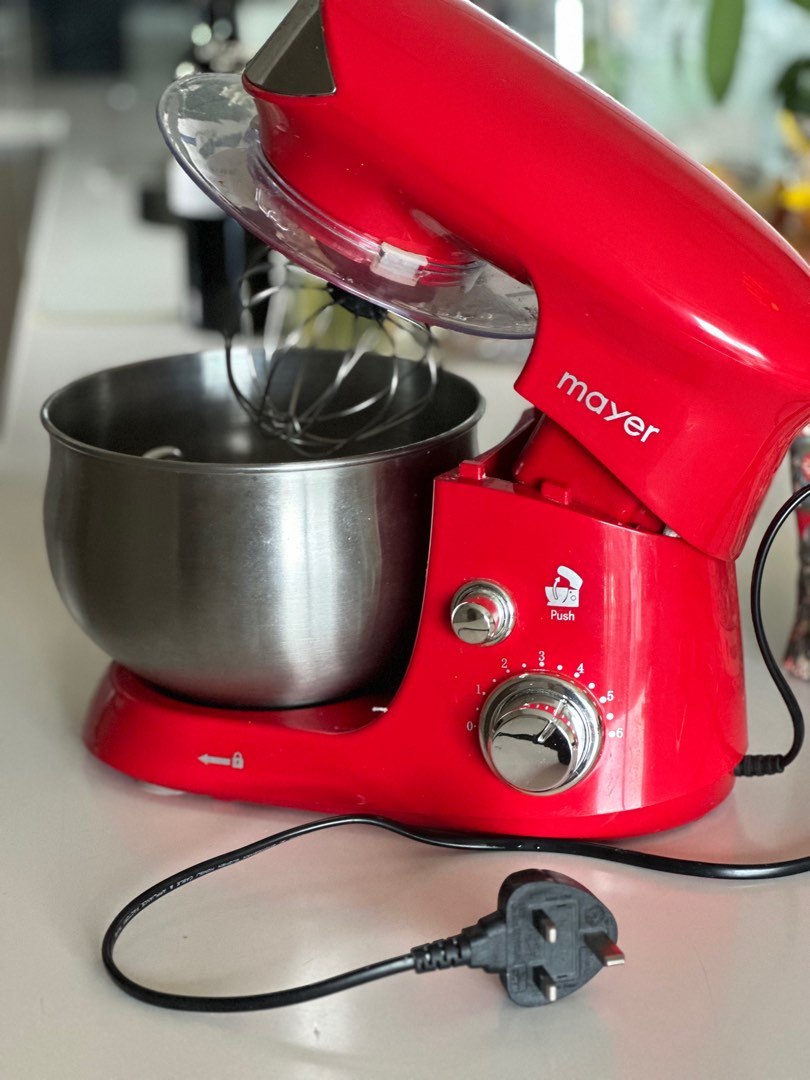 Mayer Mini Stand Mixer Red (3.5 lt), TV & Home Appliances, Kitchen