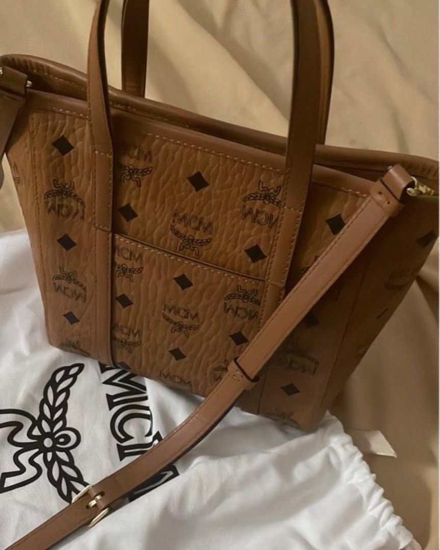Mcm mini anya top zip shopper sale