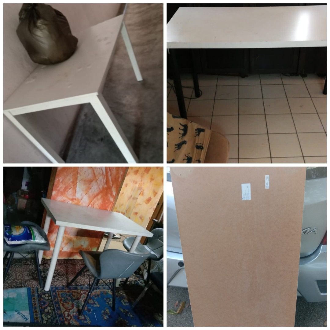 Meja Ikea siap kerusi, Furniture & Home Living, Furniture, Tables