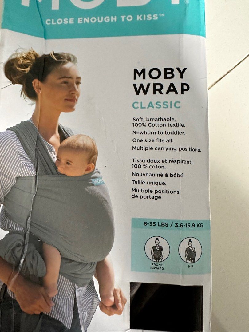 Moby Wrap Classic Original, Babies & Kids, Going Out, Carriers & Slings