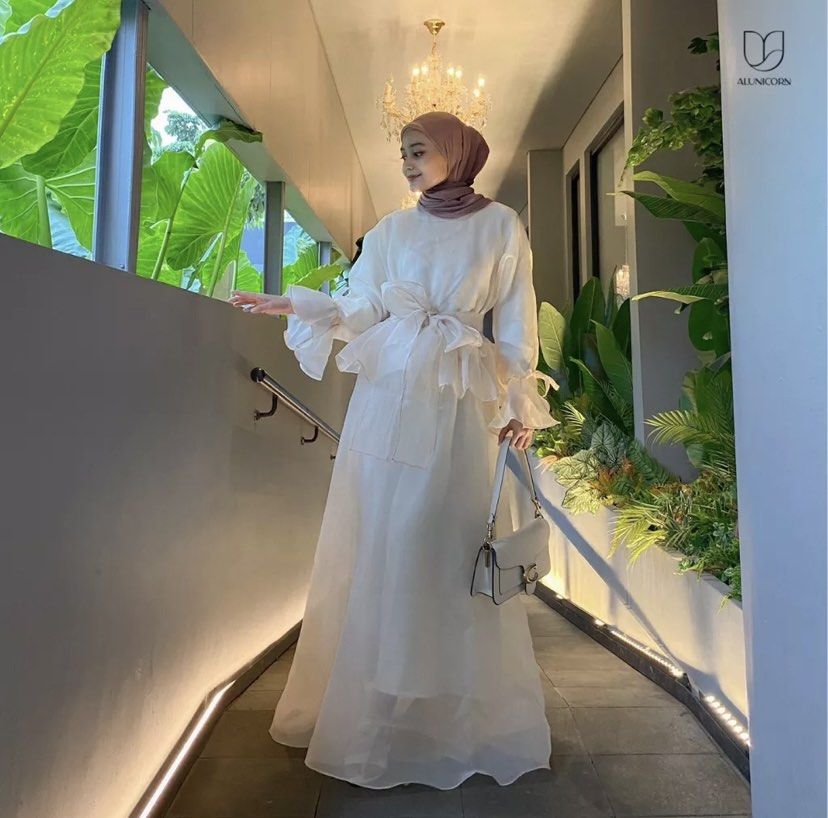 Dress dinner muslimah discount