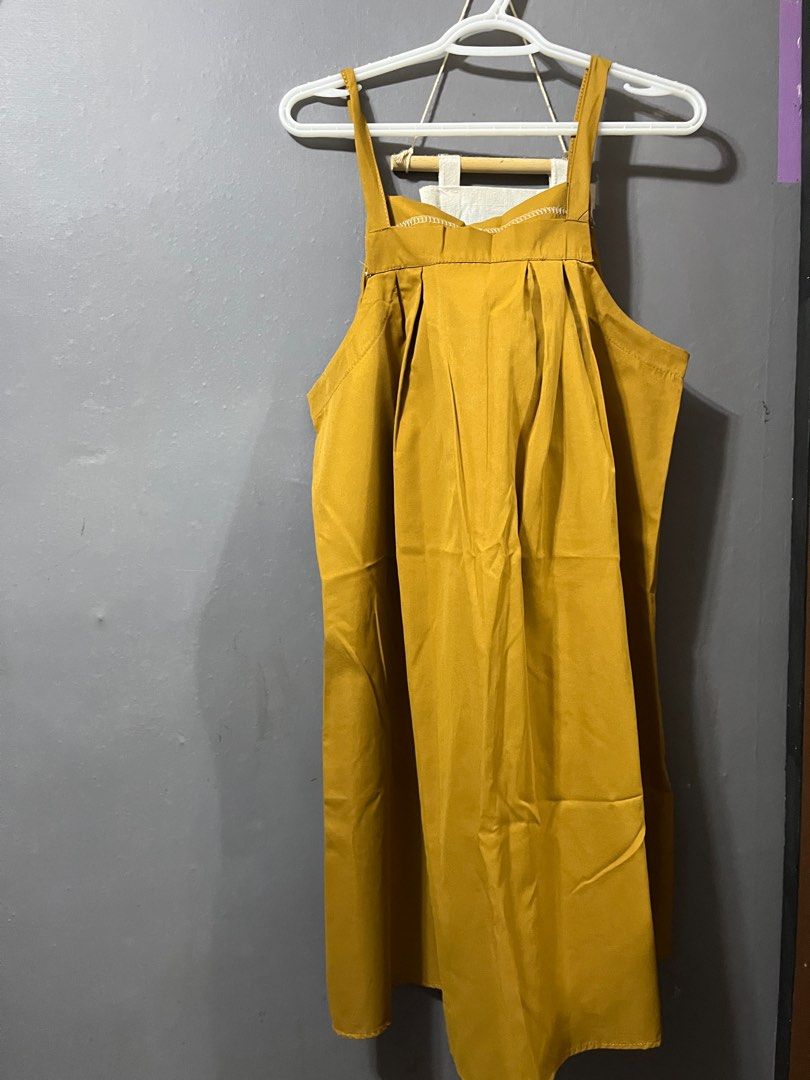 Mustard color dress, Women's Fashion, Dresses & Sets, Dresses on Carousell