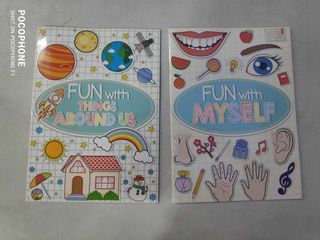 [NC-6-8]	Activity Book | Set of 2 - Fun w/ Things Around Us & Fun with MYSELF