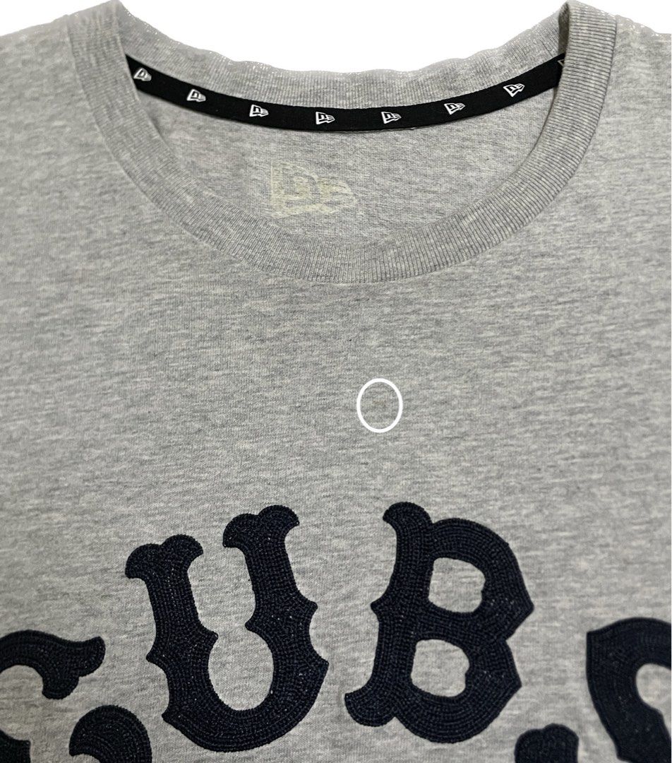 Chicago Cubs Fanatics Black 1997 Logo 100% Cotton Short Sleeve T-Shirt