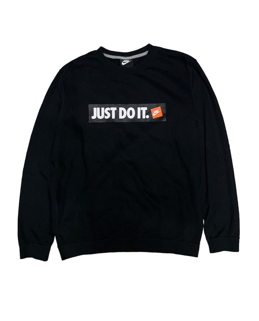 Nike just do it logo sweatshirt top
