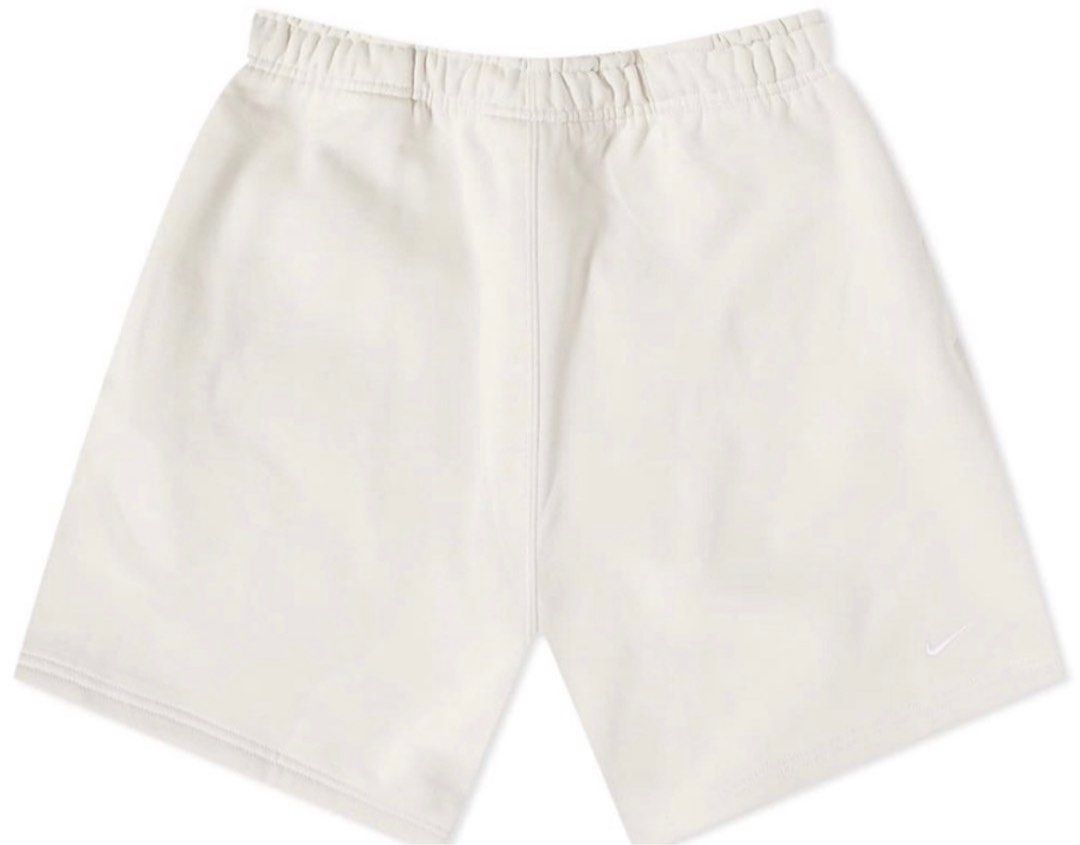 White fleece shorts sale