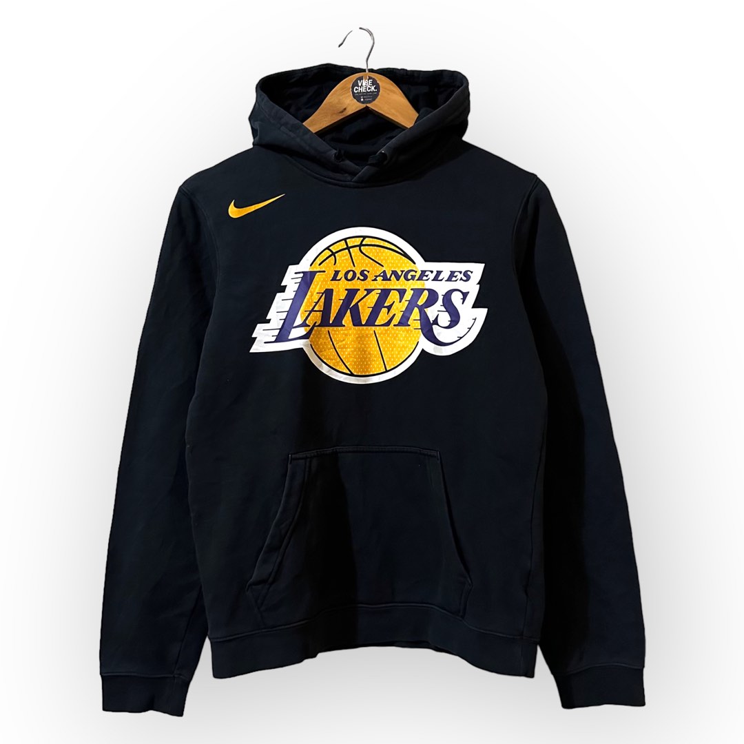 mens black lakers hoodie