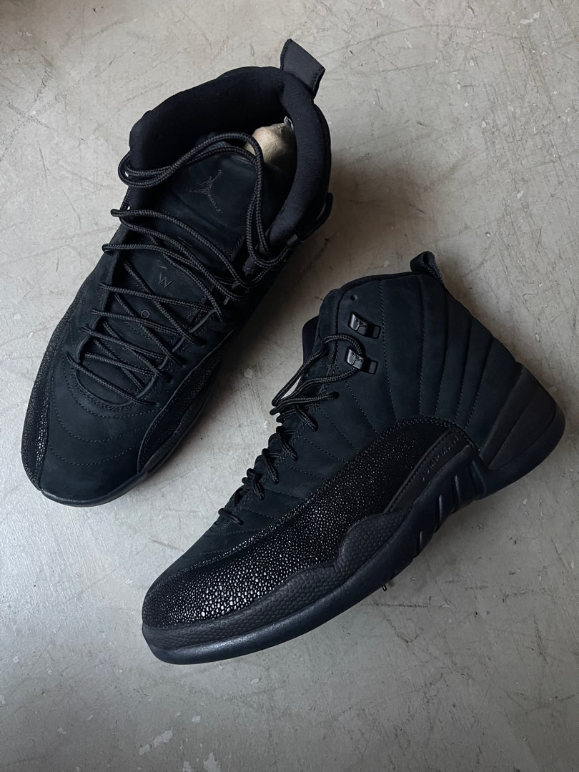 Jordan 12 all black online