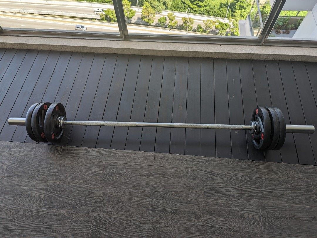 Olympic weightlifting barbell without plates for sale Sports