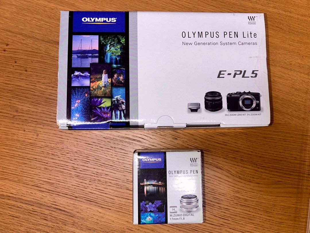 Olympus E-PL5 連鏡四支(14-42 kit 鏡)(14-42餅鏡)(40-150天涯鏡)(17mm