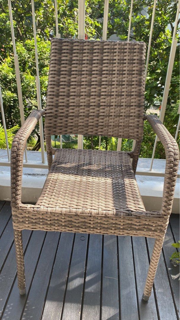 Outdoor chairs almost new!, Furniture & Home Living, Outdoor