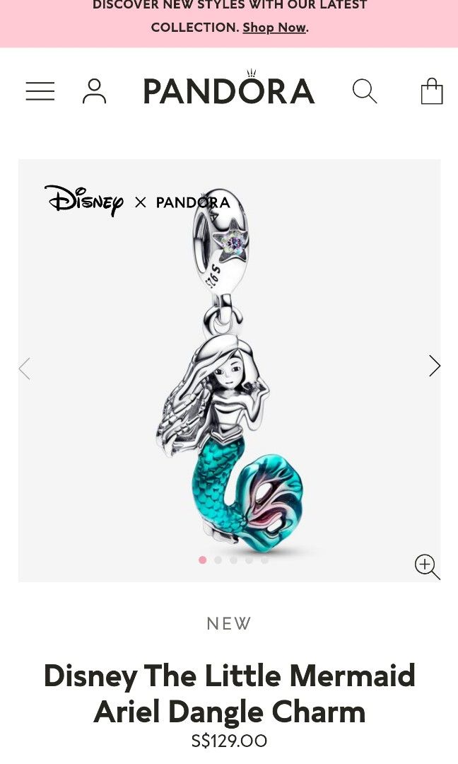 Chamilia ariel cheap charm