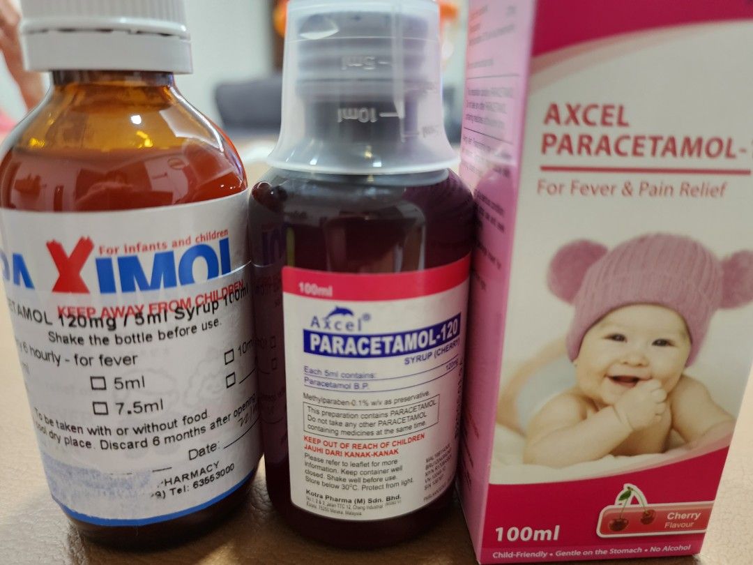 Paracetamol for babies 120mg/5ml, Health & Nutrition, Medical