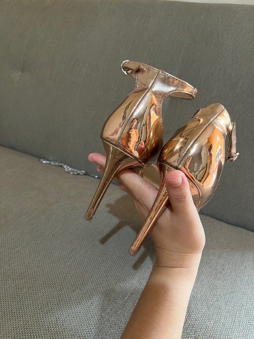Payless rose gold shoes discount