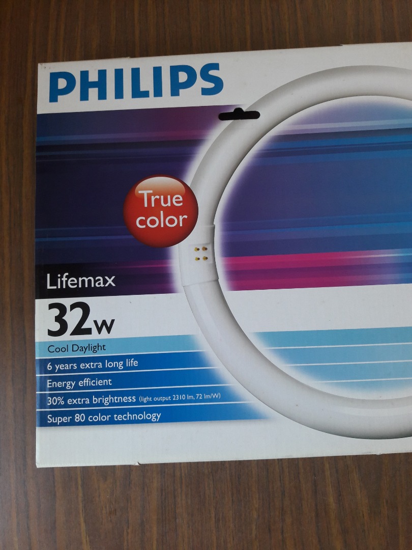 Philips 32W Circular Light Bulb, Furniture & Home Living, Lighting