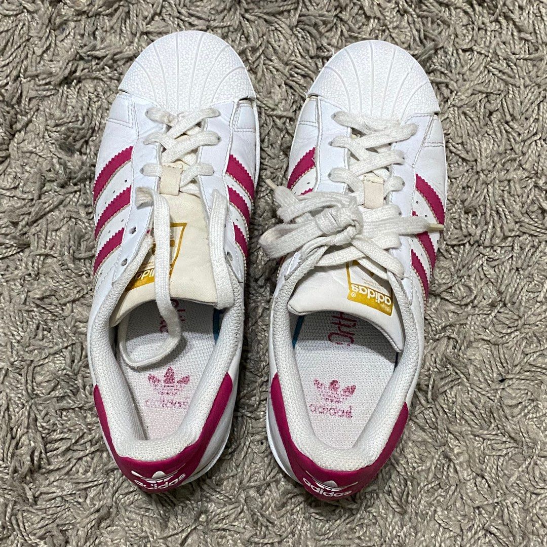 Pink Adidas Superstar Originals Sneakers Shoes