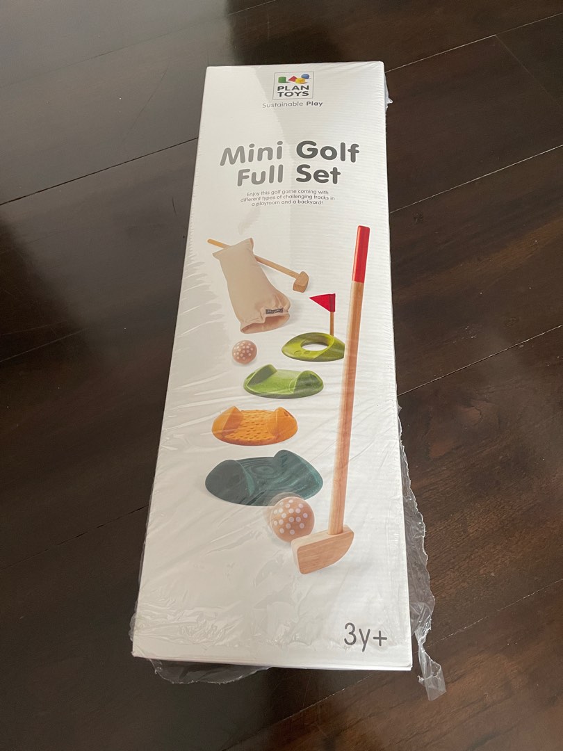 Plan Toys Mini Golf Full Set, Hobbies & Toys, Toys & Games on Carousell