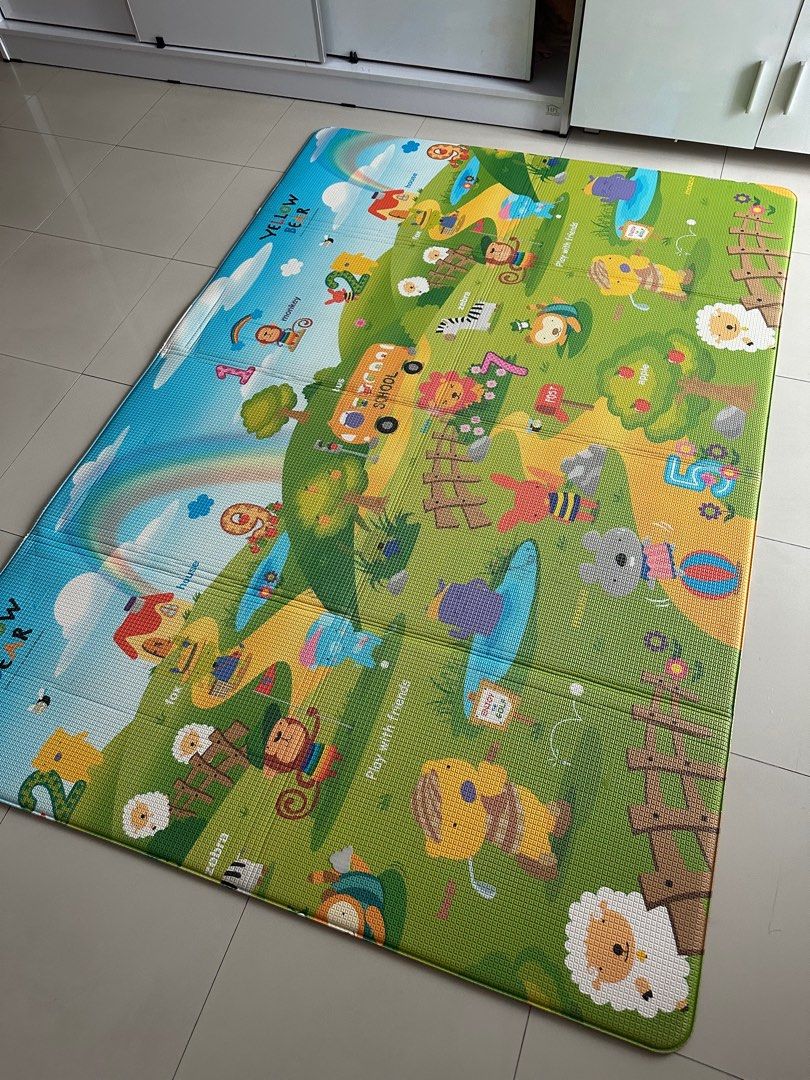 Play mat PVC playmat dwinguler size M 185 x 125 x 1.2 karpet alas main