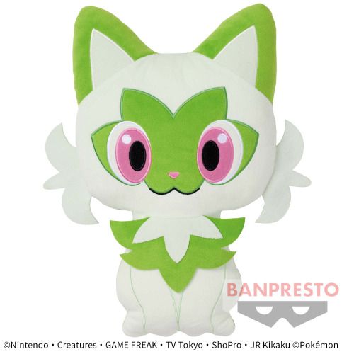 Pokemon Sprigatito Big Plush Cushion 37cm (Category: Plushies & Soft Toys) located in Manila. Submitted by jpx48 (Listing ID 1234889336, Image 2). Description: .