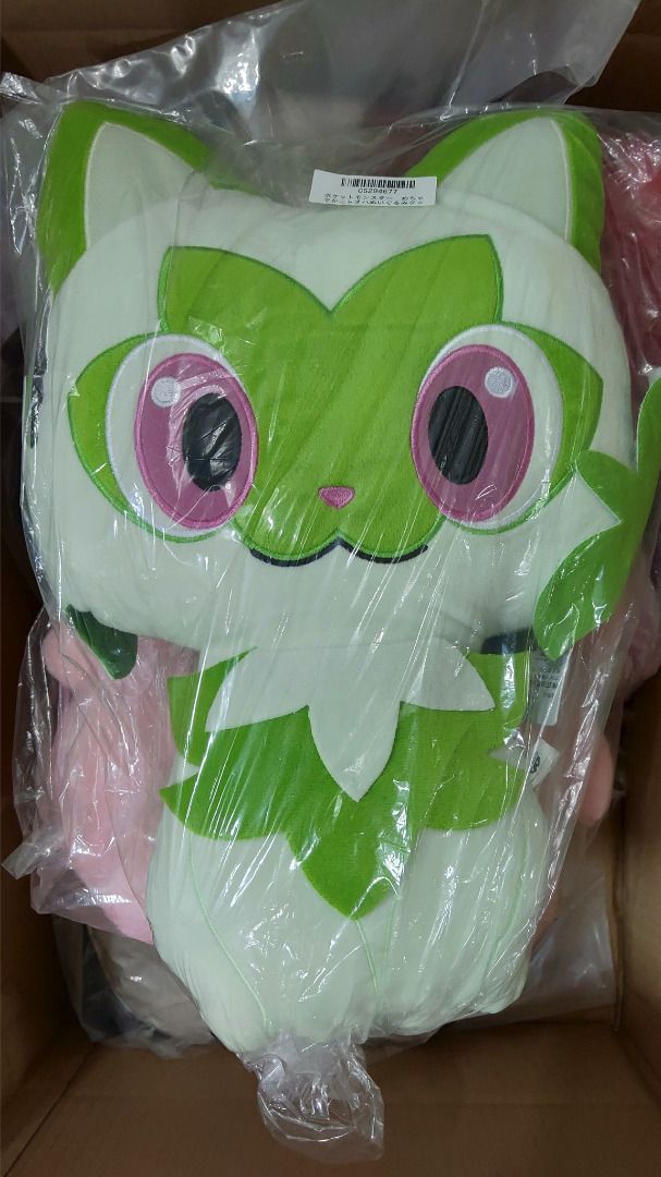 Pokemon Sprigatito Big Plush Cushion 37cm (Category: Plushies & Soft Toys) located in Manila. Submitted by jpx48 (Listing ID 1234889336, Image 1). Description: .