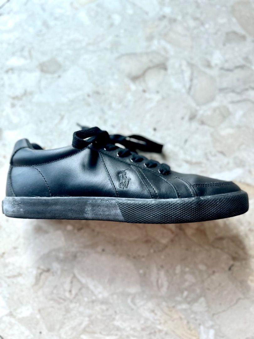 Polo Ralph Lauren Hugh Lace Up Men s Trainers Black Men s
