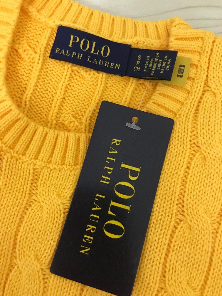 Polo Ralph Lauren Women Cable-Knit Cotton Short-Sleeve Jumper