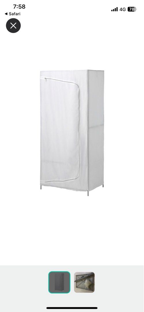 Ikea store zipper wardrobe