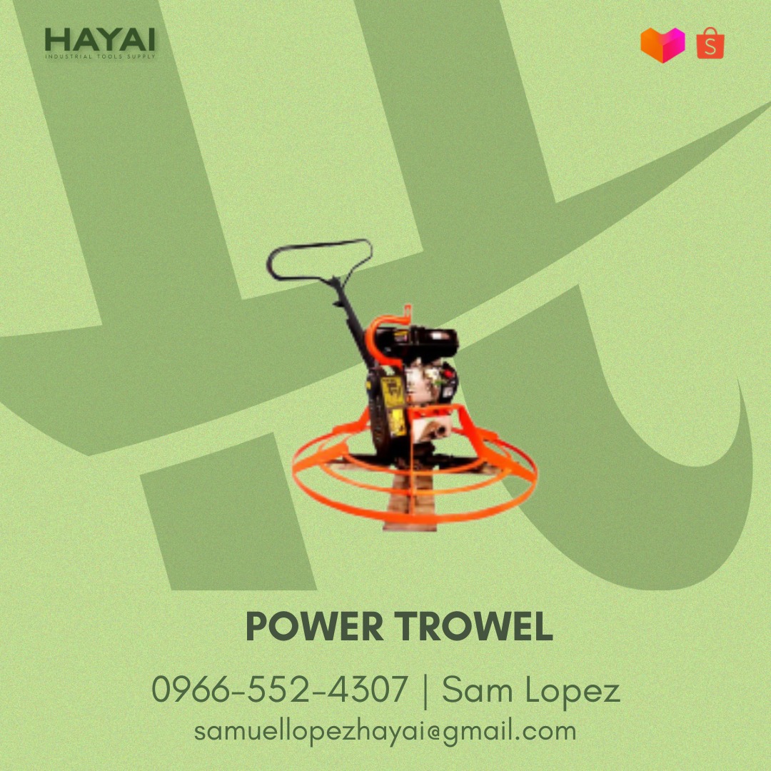 POWER TROWEL, Commercial & Industrial, Industrial Equipment on Carousell