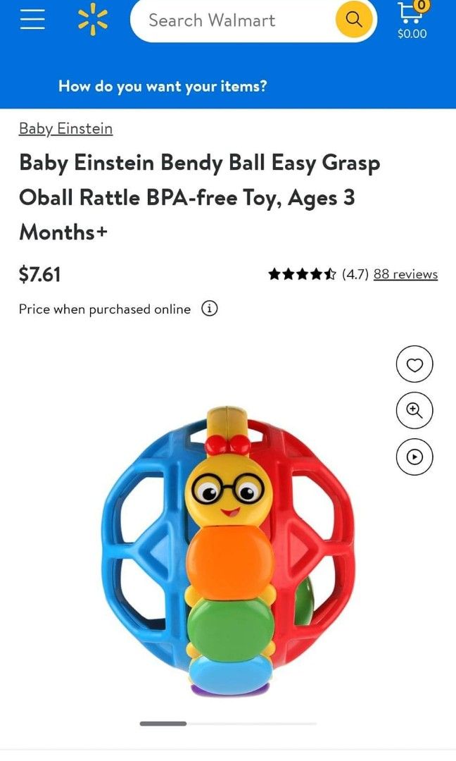 Preloved Baby Einstein Bendy ball (Category: Infant Playtime) located in San Fernando. Submitted by gemmagopez_a2z (Listing ID 1234936026, Image 1). Description: Product Description With the Baby Einstein Bendy Ball, your little one will light up with excitement with every bend and squeeze. Babies love to grip our soft flexible plastic and smile back at our cheerful caterpillar during playtime. With a ball inside the bendy ball, this developmenta