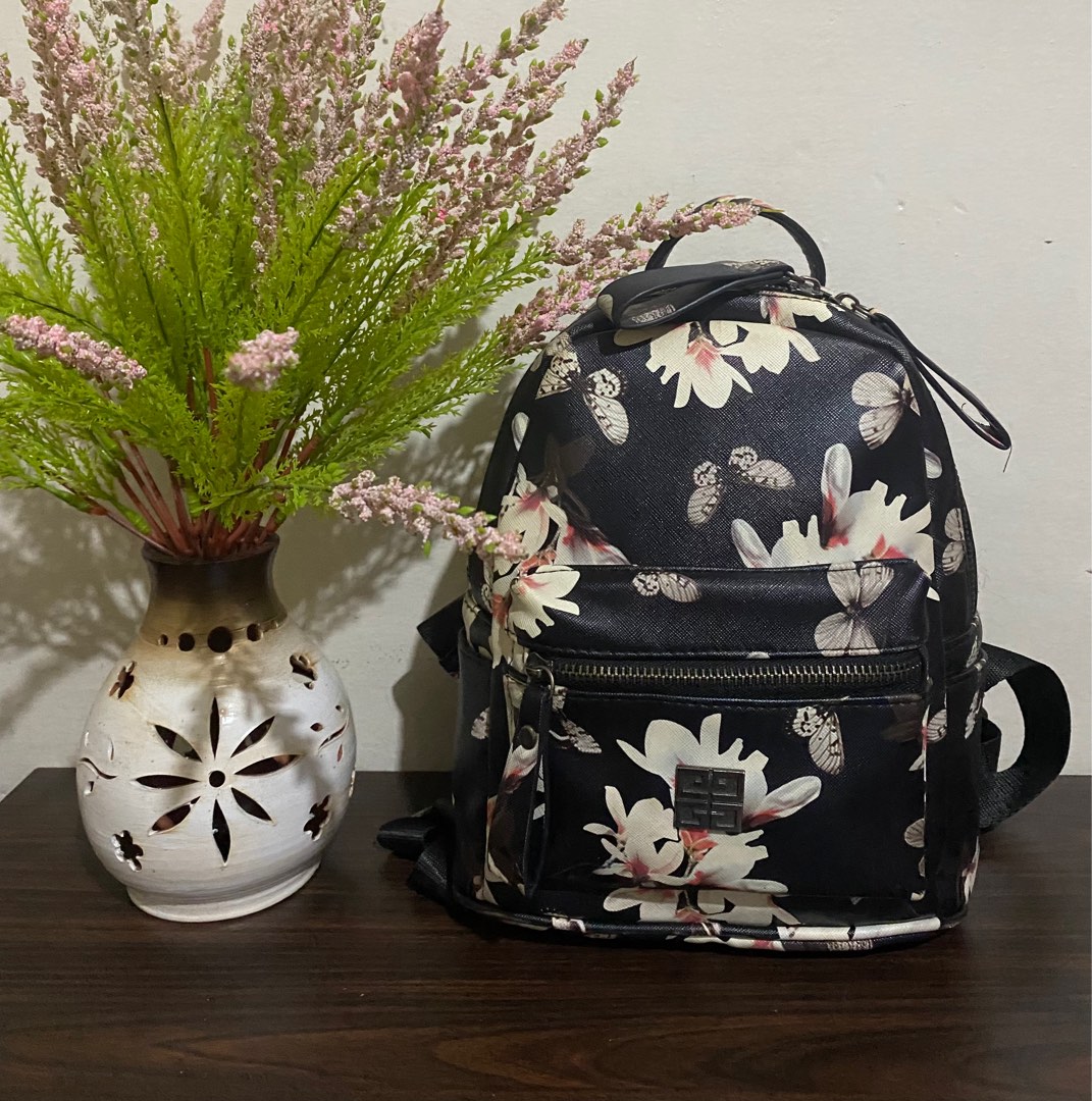 Printed Mini Backpack on Carousell