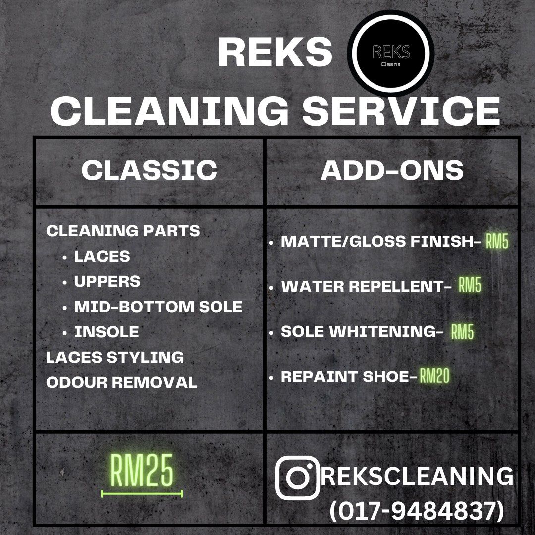 Trainer cleaning new arrivals service near me