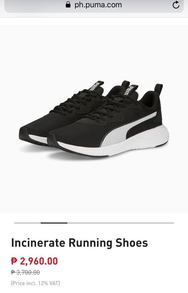 PUMA Incinerate Running Shoes on Carousell